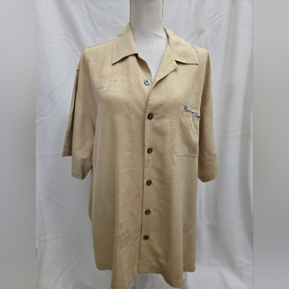 TAN Pacific Beach Clothing Button-Up Shirt